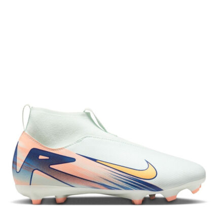 Nike Zoom Mercurial Superfly 10 Junior Firm Ground Football Boots – Green/White