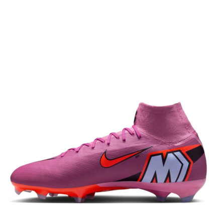 Nike Zoom Mercurial Superfly 10 Firm Ground Football Boots – Pink/Black – view 2