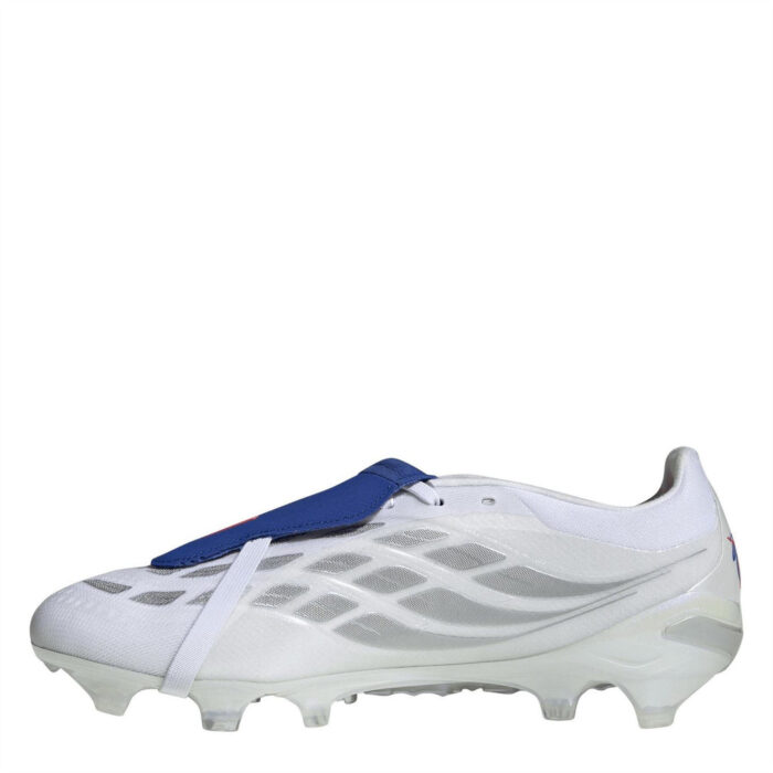 adidas Predator Firm Ground Football Boots – White/Blue – view 2