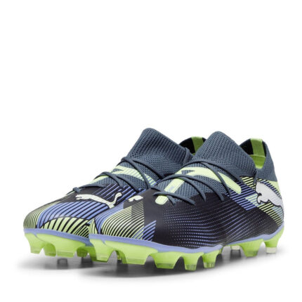 Puma Womens Future 7 Firm Ground Football Boots – Grey/White/Grn