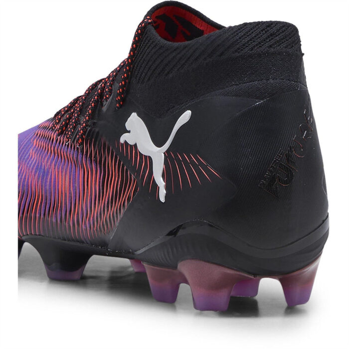 Puma Womens Future 8 Firm Ground Football Boots – Black/Purple – view 5