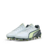 Puma Womens King Firm Ground Football Boots – Grey/Yellow
