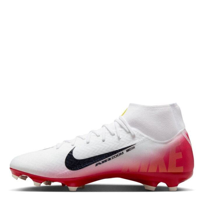 Nike Zoom Mercurial Superfly 10 Firm Ground Football Boots – Red/Black – view 2