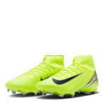 Nike Zoom Mercurial Superfly 10 Firm Ground Football Boots – Volt/Black – view 4