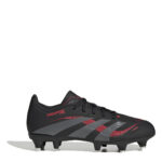 adidas Predator Junior Soft Ground Football Boots – Black/Grey