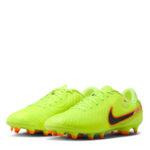 Nike Tiempo Legend 10 Firm Ground Football Boots – Volt/Black – view 4