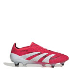 adidas Predator Soft Ground Football Boots – Red/White