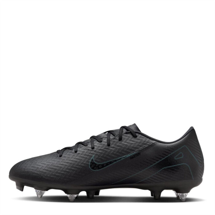 Nike Zoom Mercurial Vapor 16 Soft Ground Football Boots – Black/Green – view 2