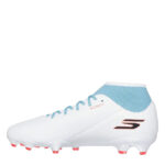 Skechers Skx.2 Firm Ground Football Boots – White/Blue - Image 3
