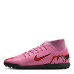 Nike Mercurial Superfly 10 Turf Football Boots – Pink/Black – view 2