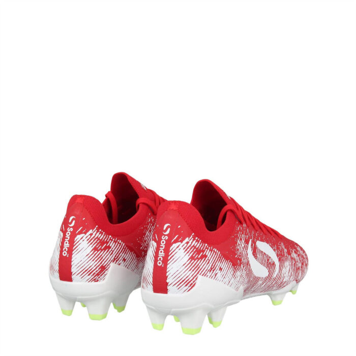 Sondico Blaze Firm Ground Football Boots – Red/White – view 5