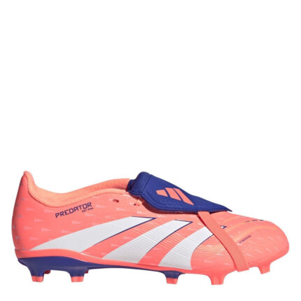 adidas Predator Junior Firm Ground Football Boots – Orange/White
