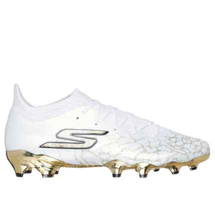 Skechers Skx_01 Diamond Firm Ground Football Boots – White/Gold