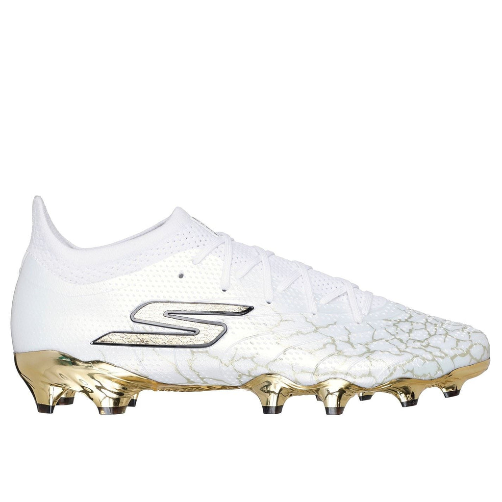 Skechers Skx_01 Diamond Firm Ground Football Boots – White/Gold