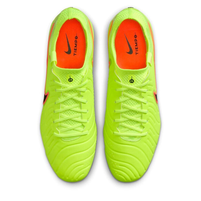 Nike Tiempo Legend 10 Firm Ground Football Boots – Volt/Black – view 6
