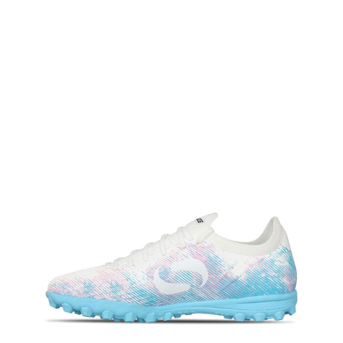 Sondico Blaze Junior Turf Football Boots – White/Pink/Blue – view 2