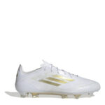 adidas F50 Firm Ground Football Boots – White/Gold/Wht – view 7