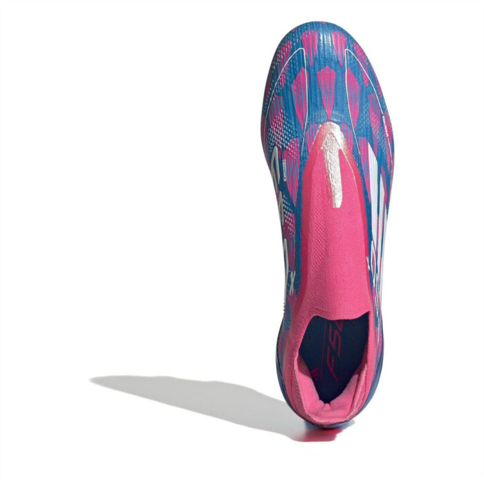 adidas Mens F50+ Firm Ground Football Boots – Blue/Pink - Image 5