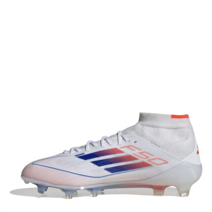 adidas Womens F50 Firm Ground Football Boots – White/Blue – view 2