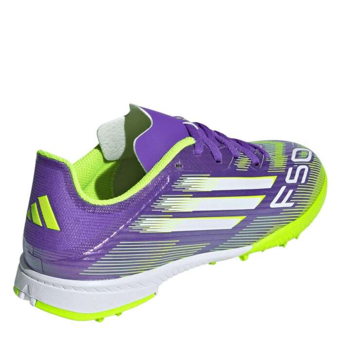 adidas F50 Messi Junior Turf Football Boots – Purple/White – view 4
