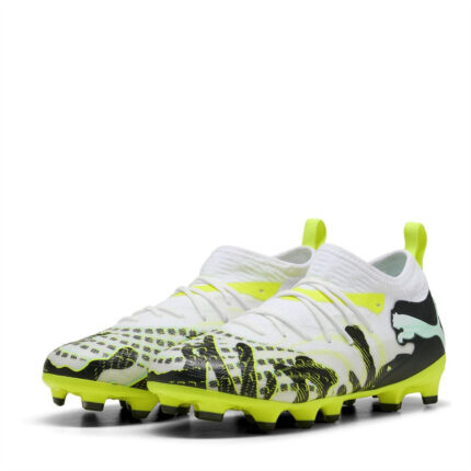 Puma Future 8 Junior Firm Ground Football Boots – Mint/White