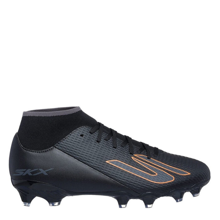 Skechers Skx.2 Firm Ground Football Boots – Black/Orange – view 3