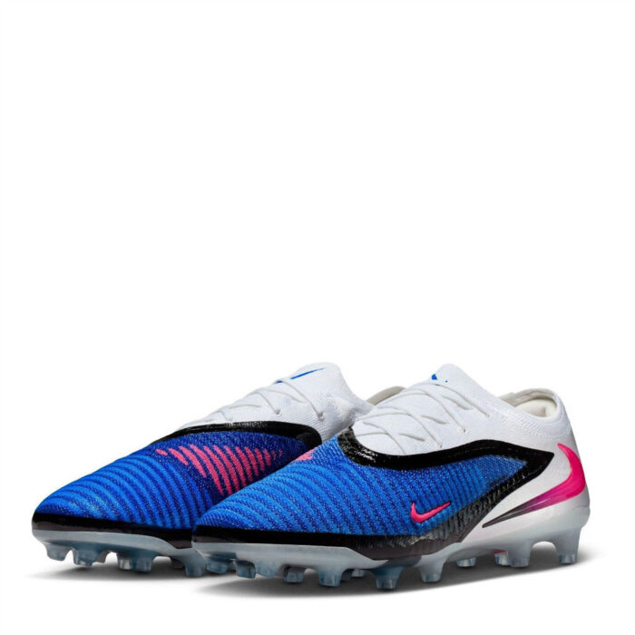 Nike Phantom 6 Low Turf Football Boots – Blue/Wht/Pink – view 4