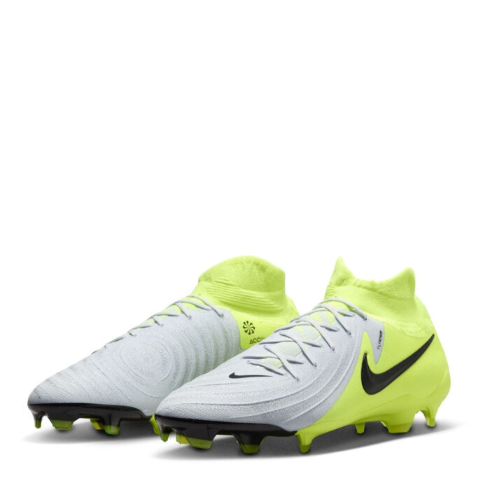 Nike Phantom Luna Ii Firm Ground Football Boots – Silver/Volt – view 4