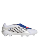 adidas Mens Predator Fold Over Tongue Firm Ground Football Boots – White/Blue