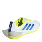 adidas Super Indoor Football Boots – White/Blue/Yllw – view 4