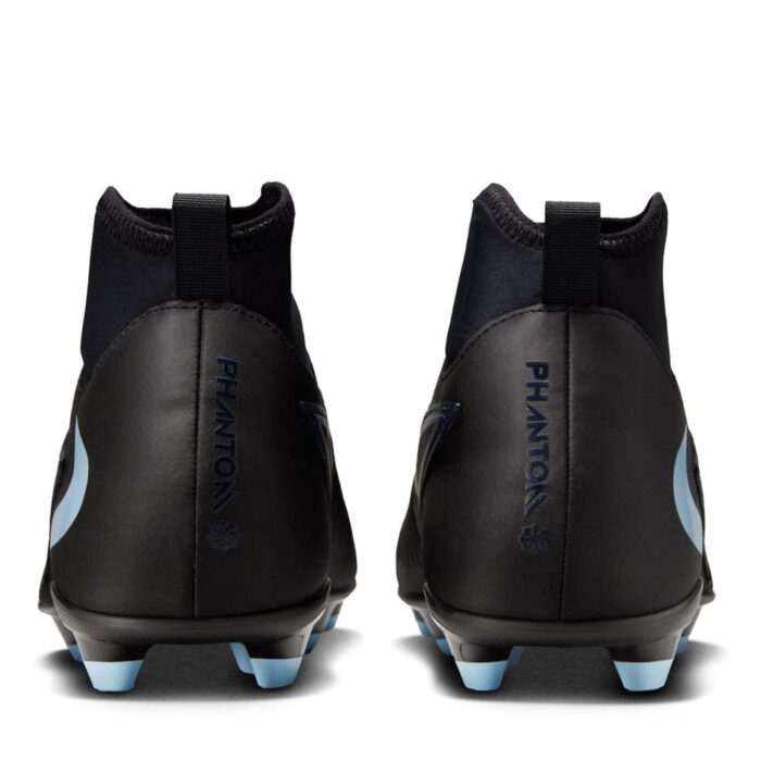Nike Phantom 6 High Firm Ground Football Boots – Black/Black – view 5