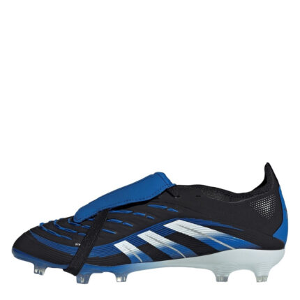 adidas Predator Junior Firm Ground Football Boots – Black/Blue – view 2