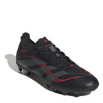 adidas Firm Ground Football Boots – Core Black/Grey - Image 3