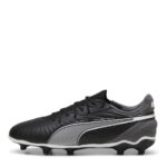 Puma King Junior Firm Ground Football Boots – Black/White - Image 2