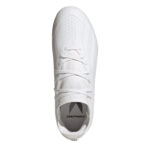 adidas X Crazyfast Junior Firm Ground Football Boots – White/White – view 5