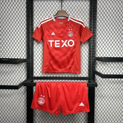 Aberdeen F.C. 2024/25 Home Kids Kit