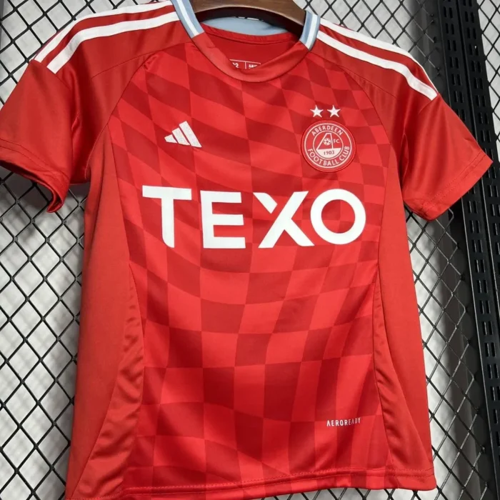Aberdeen F.C. 2024/25 Home Kids Kit