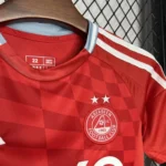 Aberdeen F.C. 2024/25 Home Kids Kit