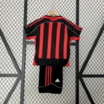 AC Milan 2006/07 Home Kids Retro Jersey And Shorts