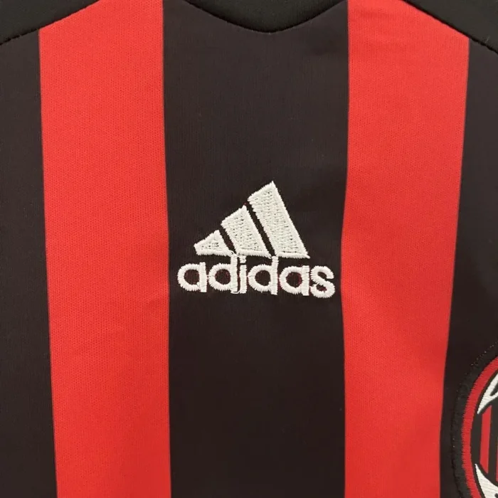 AC Milan 2006/07 Home Kids Retro Jersey And Shorts
