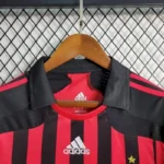AC Milan 2007/08 Home Long Sleeves Retro Jersey