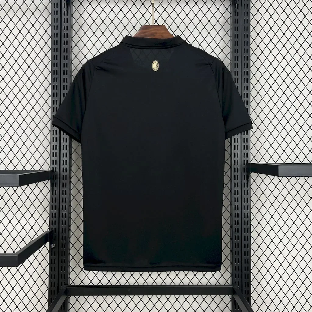 AC Milan 2024/25 125th Black goalkeeper  Retro Jersey