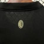 AC Milan 2024/25 125th Black goalkeeper  Retro Jersey
