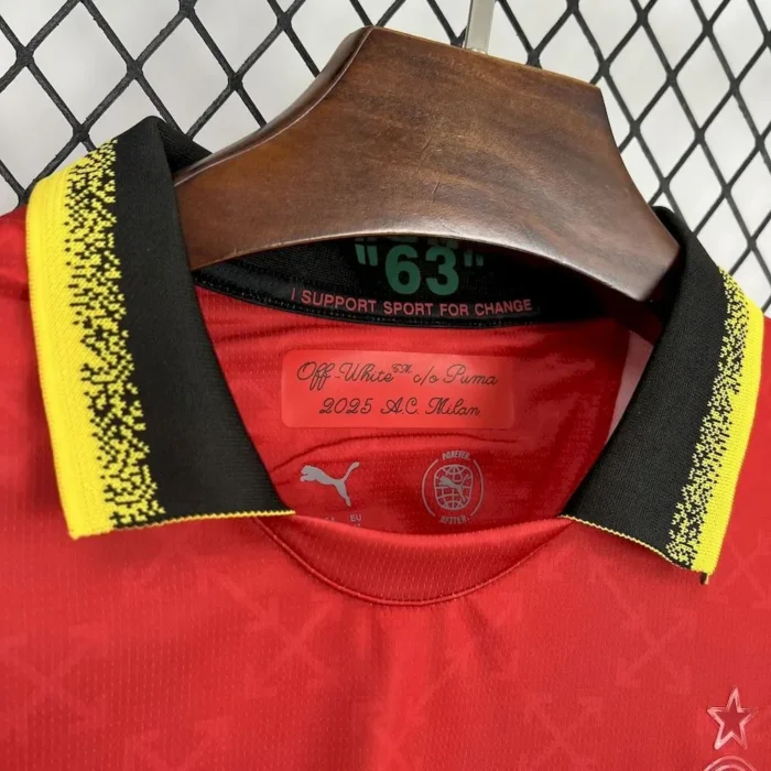 AC Milan 2025/26 Co-Branded Red Edition Jersey