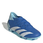 adidas Predator Accuracy.3 Junior Firm Ground Football Boots – Blue/White – view 3