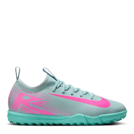 Nike Zoom Mercurial Vapor 16 Junior Turf Football Boots – Grey/Pink