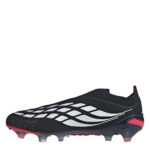 adidas Predator Firm Ground Football Boots – Black/Red – view 2