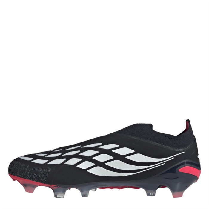 adidas Predator Firm Ground Football Boots – Black/Red – view 2