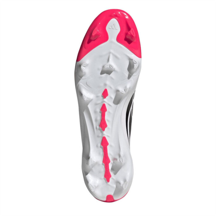 adidas Predator Firm Ground Football Boots – Red/Blk/White – view 6
