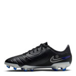 Nike Tiempo Legend 10 Firm Ground Football Boots – Black/Chrome - Image 2